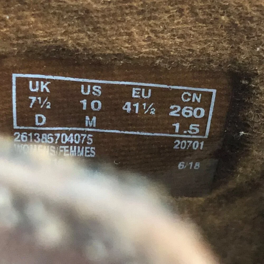 Clarks Ankle Boots Womens 10M Brown Leather Zip Booties